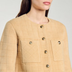 Veste courte en maille