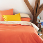 Desforges - Housse de couette en percale de coton bleu, Alcove