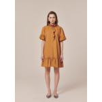 Robe Ripoline-Cognac en Coton