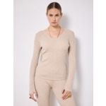 Pull laine Trey BEIGE_CHINE