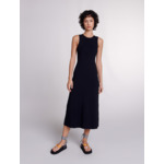 Robe longue en maille à découpes