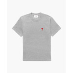 Ami Paris T-Shirt Ami de Coeur Rouge Gris