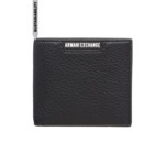 Sac à double pliant pour homme avec pièce de monnaie - nero