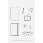 Cabas S En Cuir Matelassé En Coton Et Lin Mélangé