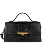 Sac baguette A rabat avec fermoir Exotic Ily