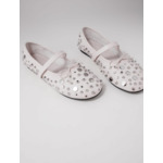 Ballerines à studs argentés