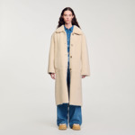 Manteau en peau lainée