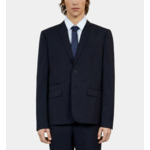 Veste De Costume Bleu Marine En Laine Homme