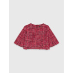 Robe courte 2-en-1 en tweed