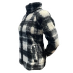 W BIG TIMBER PEAK FS PRINTED SHERPA FZ nOIR