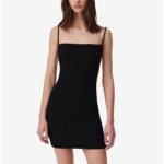 Robe Courte Ajustée À Bretelles Izila