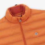 Doudoune Piumino sans manches orange abricot