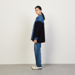 Cardicoat bi-matière esprit veste