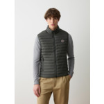 Veste sans manches garnie de plumes