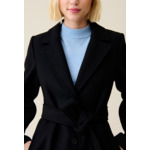 Manteau long ceinture