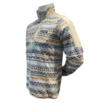 M FOX GLACIER FS PRINTED HALF ZIP  Beige