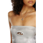 Top tube métallisé avec logo en métal