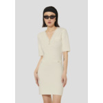 Robe Ruthie-Ecru en Viscose