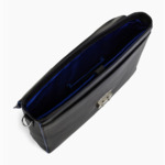 Serviette 1 soufflet 14 Augustin en cuir grainé