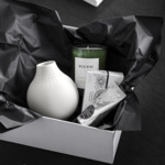 Manufacture Collier blanc Vase Perle petit 11x11x12cm