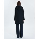 Manteau Meros Noir en Laine