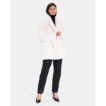 Manteau Martiala Ecru en Polyester