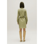 Robe courte monogramme verte