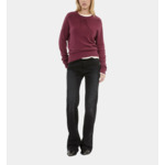 Pull En Cachemire Bordeaux Femme