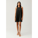 Robe courte boutonnée noire