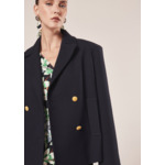 Manteau Marcello-Nocturne en Viscose