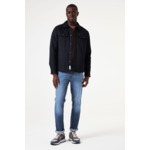 Men Overshirts Blue