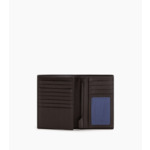 Grand portefeuille vertical zippé 2 volets Charles en cuir grainé