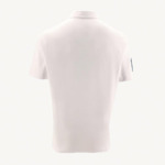 Polo manches courtes en coton avec broderie 15 blanc