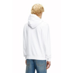 Sweat-shirt à capuche avec logo floqué