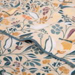 Olivier Desforges - Drap plat en satin de coton lavé multicouleurs, Belcanto