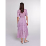 Robe longue à volants
