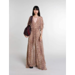 Robe longue imprimé léopard