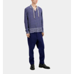 Chemise A Manches Longues Col Requin Homme