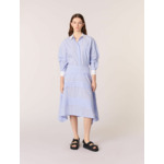 Jupe longue en coton à rayures