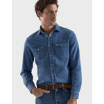 Chemise Marceau en denim bleu