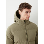 Doudoune en velours côtelé imperméable