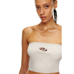 Top tube avec plaque à logo