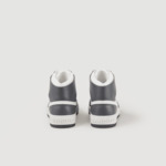 Sneakers montantes en cuir