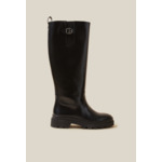 Bottes hautes cuir lisse