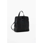 Sac à dos S tressé avec surpiqûres