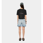 T-Shirt Noir Avec Sérigraphie Nevada Dreams Femme