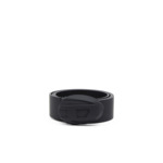 Ceinture en cuir avec boucle Oval D rigide