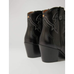 Bottines santiags en cuir