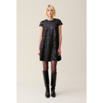 Robe courte babydoll brodée