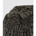 LEOPARD FAUX MINK JACKET